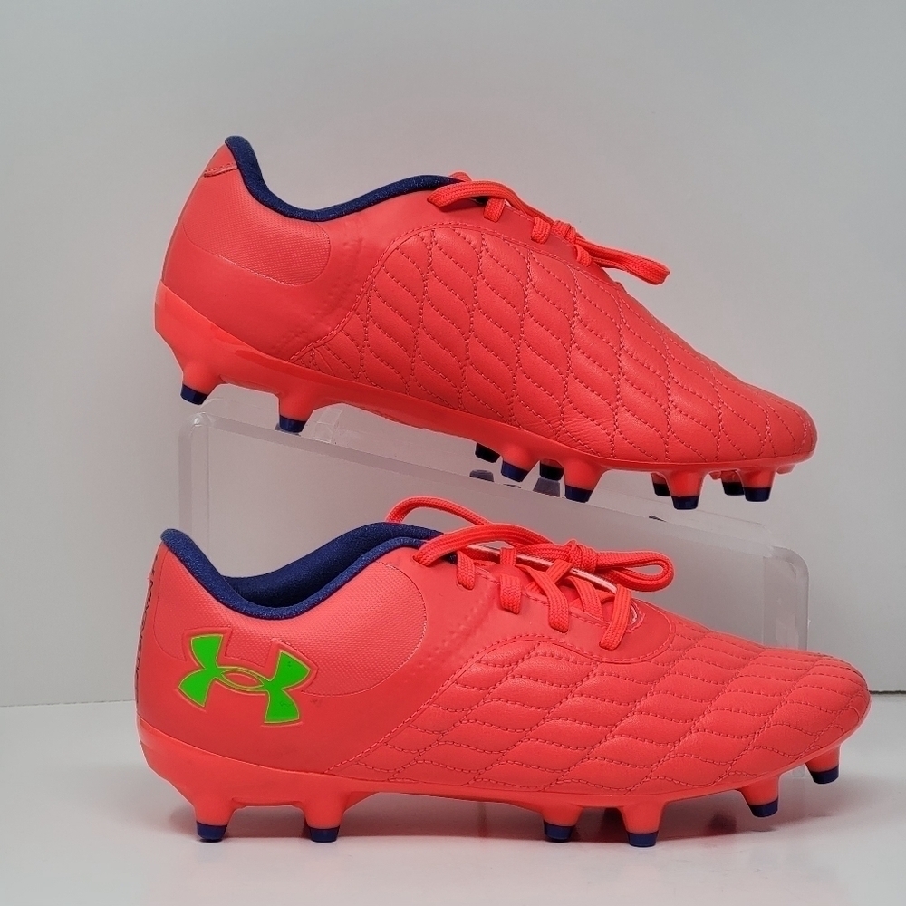 Under Armour Magnetico Select 3 Soccer Cleats Beta Green Men’s Sz 5 3027039-600